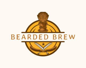 Haircutter Beard Grooming logo design