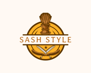 Haircutter Beard Grooming logo design