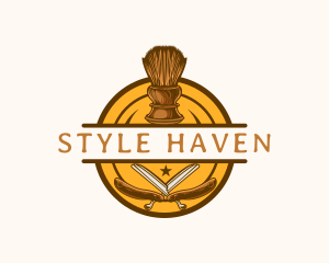 Haircutter Beard Grooming logo design