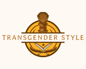 Haircutter Beard Grooming logo design