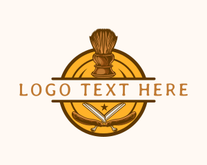 Hair Styling - Haircutter Beard Grooming logo design