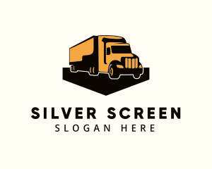 Trailer Truck Logistic Logo