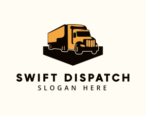 Trailer Truck Logistic logo design