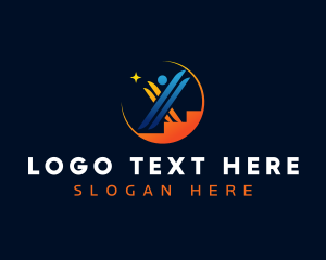 Success - Human Leader Success logo design