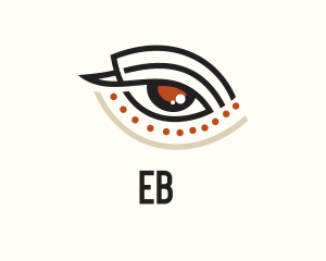 Stylish Eye Tattoo  Logo