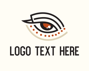 Stylish Eye Tattoo  Logo