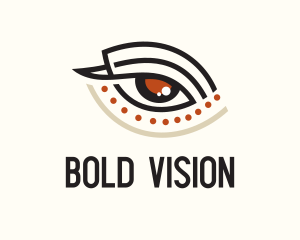 Stylish Eye Tattoo  logo design