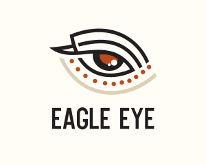 Stylish Eye Tattoo  logo design