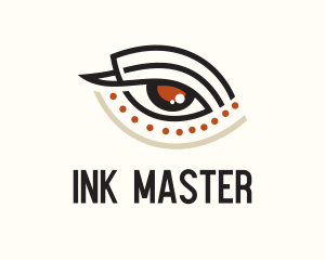 Stylish Eye Tattoo  logo design