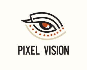 Stylish Eye Tattoo  logo design