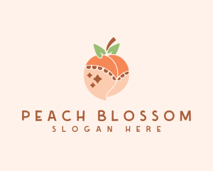 Sexy Lingerie Peach logo design