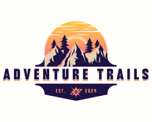 Mountain Adventure Travel logo design