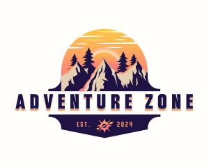 Mountain Adventure Travel logo design