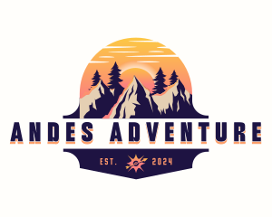 Mountain Adventure Travel logo design