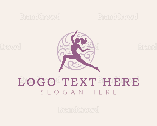 Fitness Wellness Yoga Logo