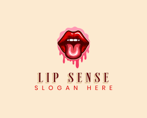 Woman Seductive Lips logo design