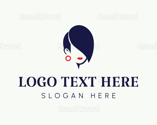 Female Fashion Hair Logo