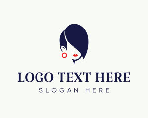 Shampoo - Female Fashion Hair logo design