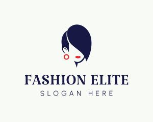 Vogue - Female Fashion Hair logo design