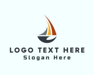 Sail - Sailboat Travel Hand logo design