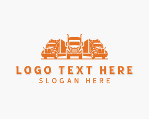 Truck - Logistics Delivery Truck logo design