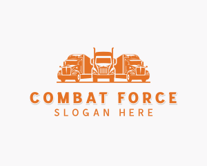 Logistics Delivery Truck Logo