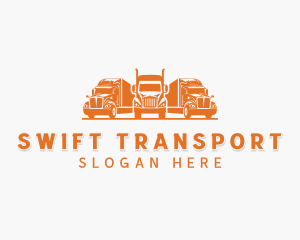 Logistics Delivery Truck logo design