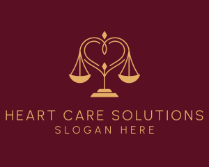 Heart Law Firm logo design