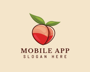 Dating App - Sexy Peach Lingerie logo design