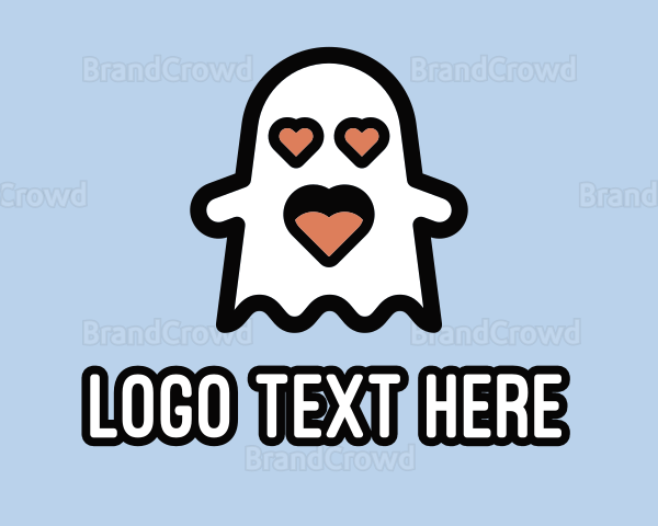 Spooky Love Ghost Logo