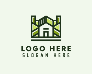 Green Residential House Logo