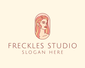 Freckles - Feminine Hair Salon logo design