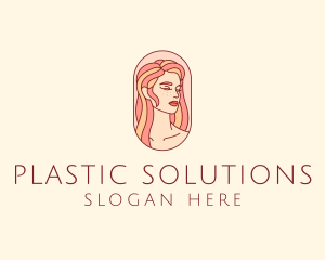 Plastic - Feminine Hair Salon logo design