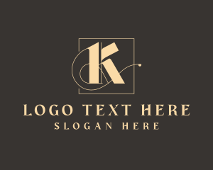Atelier - Elegant Calligraphy Business logo design