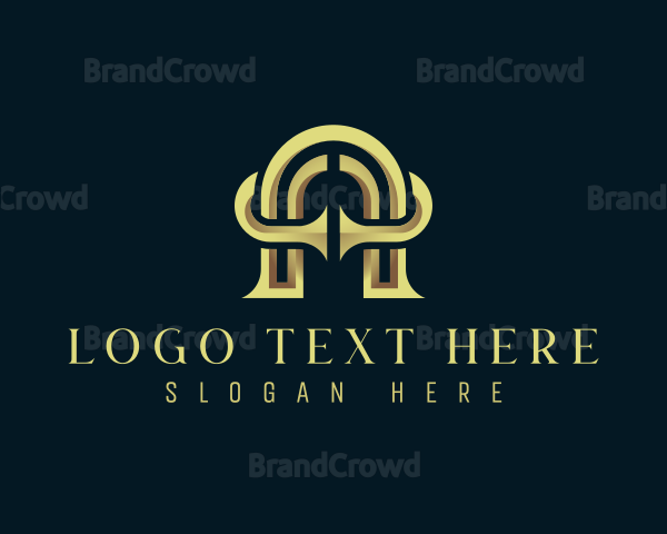 Elegant Jewelry Letter A Logo