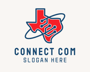 Texas Digital Circuit logo design