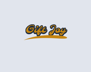 Retro Cursive Funk Wordmark logo design