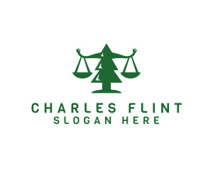 Legal - Pine Tree Scale logo design