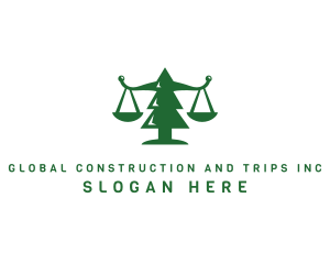 Symbol - Pine Tree Scale logo design