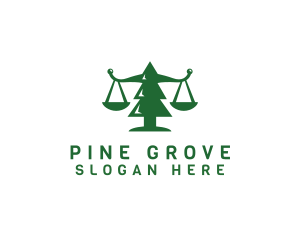 Pine - Pine Tree Scale logo design