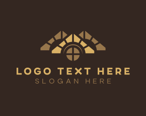 Roofing - House Roofing Construction logo design