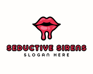 Sexy Lips Seduction logo design