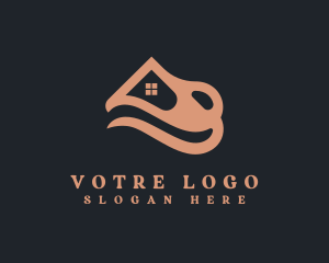 Wave Roofing Residence logo design