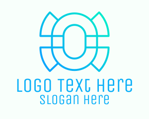 Letter O - Futuristic Letter O logo design
