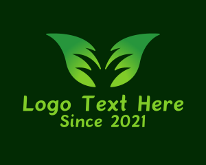 Herbal - Gradient Leaf Nature logo design