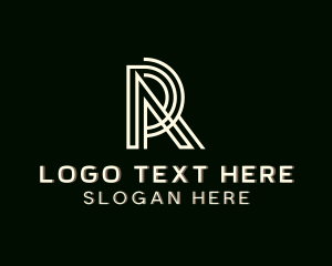 Letter Ar - Builder Structure Engineer logo design