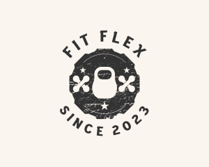 Crossfit Fitness Gym logo design
