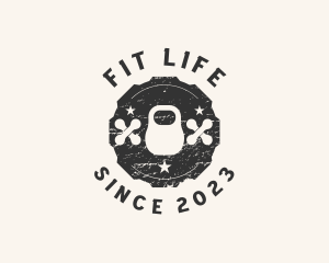 Crossfit Fitness Gym logo design