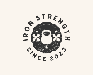 Powerlifting - Crossfit Fitness Gym logo design