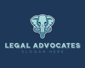 Corporate Elephant Wildlife logo design